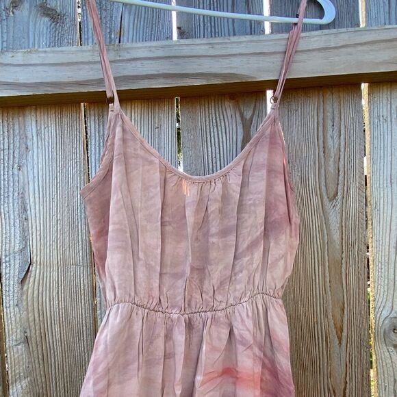 Fauna by TINA JO Dress Long Maxi Tie Dye Ombré Side Slits Adjustable Straps XS - Picture 2 of 8